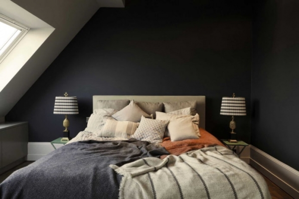 Черная спальня: фото в интерьере, особенности оформления, сочетания