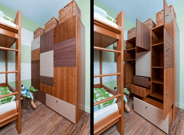 Оформление детской комнаты 15 кв. м. для двух мальчиков 