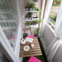 Как красиво оформить маленький балкон