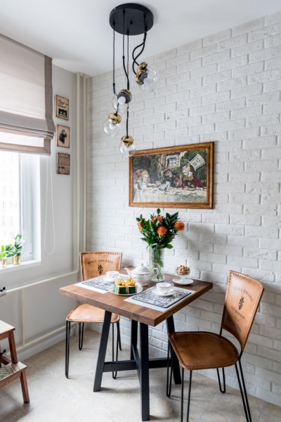 7 примеров отделки стен на маленькой кухне, которые зрительно сделают её больше